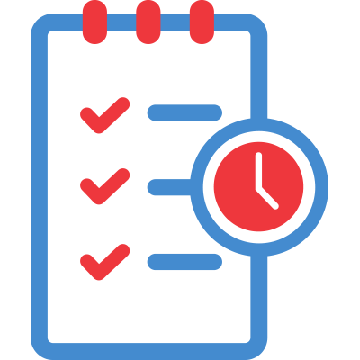 A small icon depicting a checklist, symbolizing tasks or items that need to be completed.