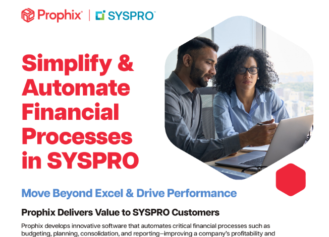 ERP Partner | SYSPRO | Prophix
